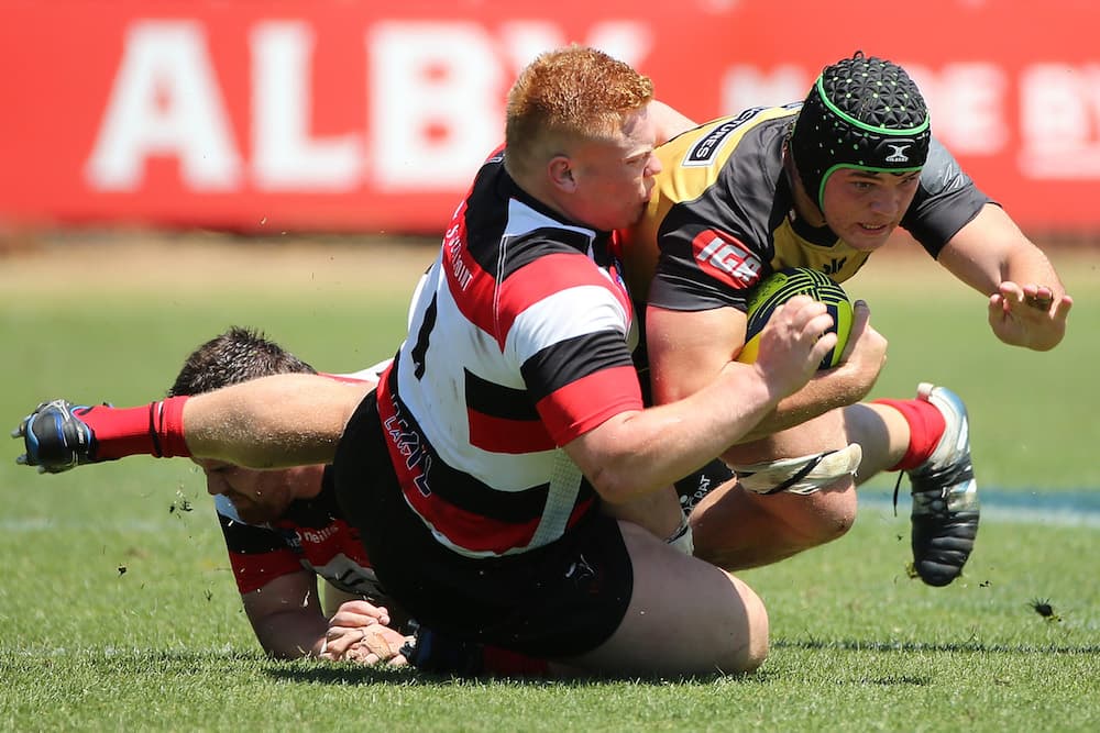WA Flanker Carlo Tizzano picked up the Members MVP Award for his first season with the Force coming from the RugbyWA pathway. Photo: Paul Kane/Getty Images