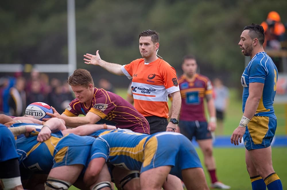 Cooper in action during Fortescue Premier Grade in Western Australia. Photo: RugbyWA