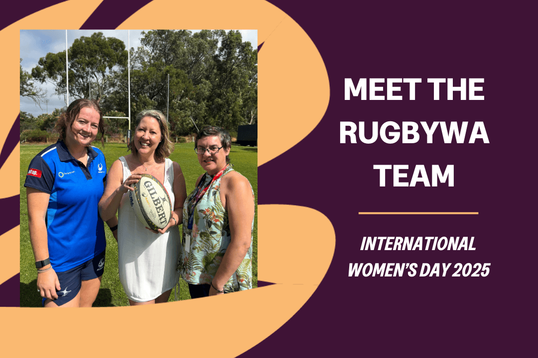 Kate Hooper, Liz Fotiou & Di Cameron at RugbyHQ