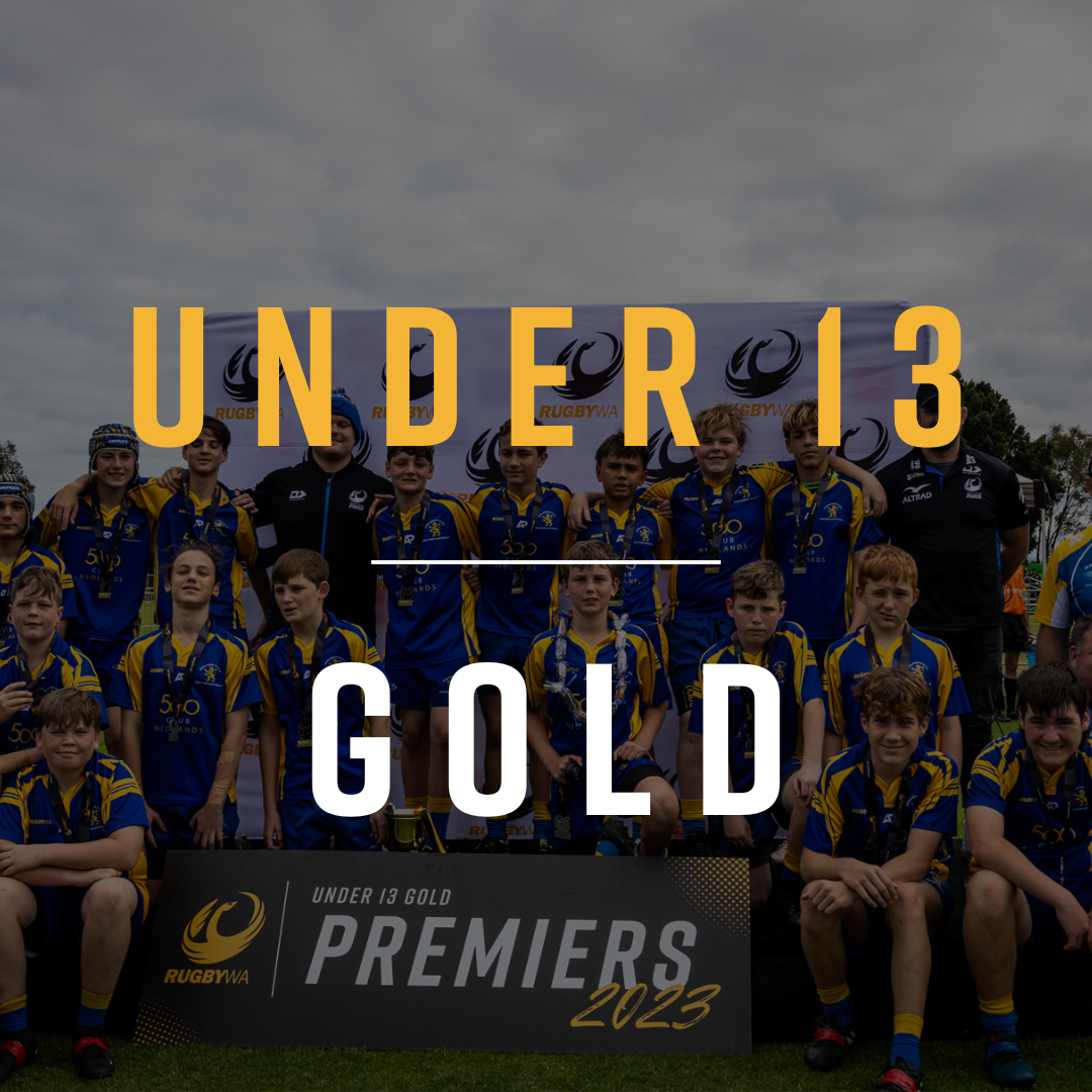 RugbyWA - U13 Gold