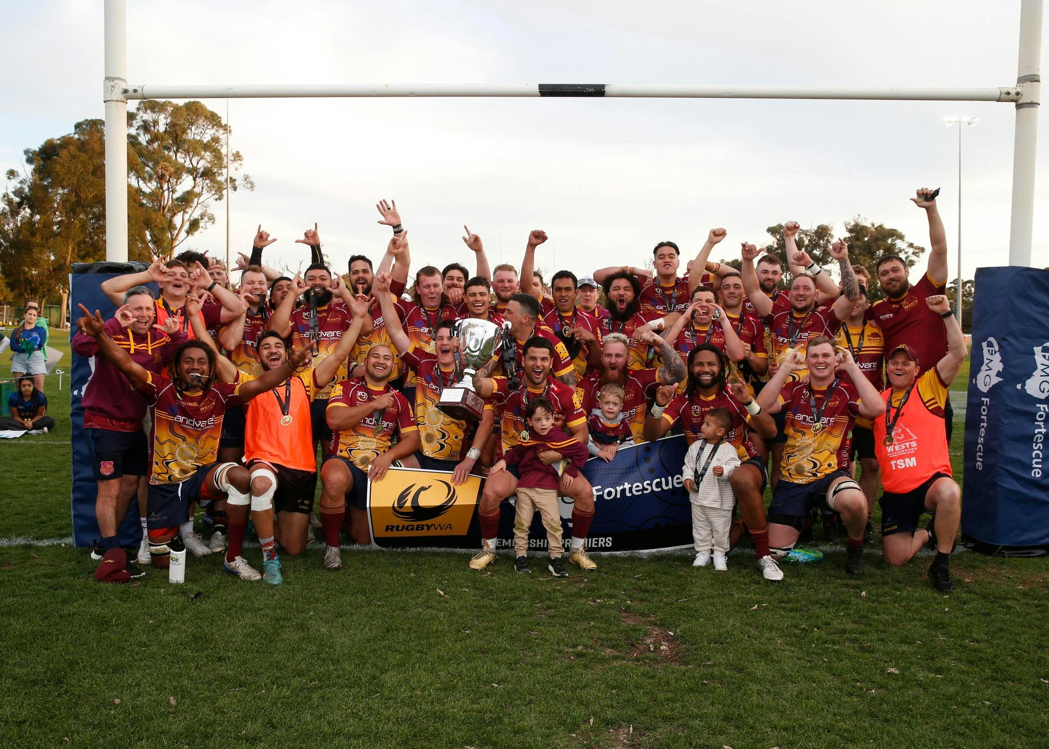 Wests Scarborough are the 2022 Fortescue Premier Grade Winners! (Source: RugbyWA)